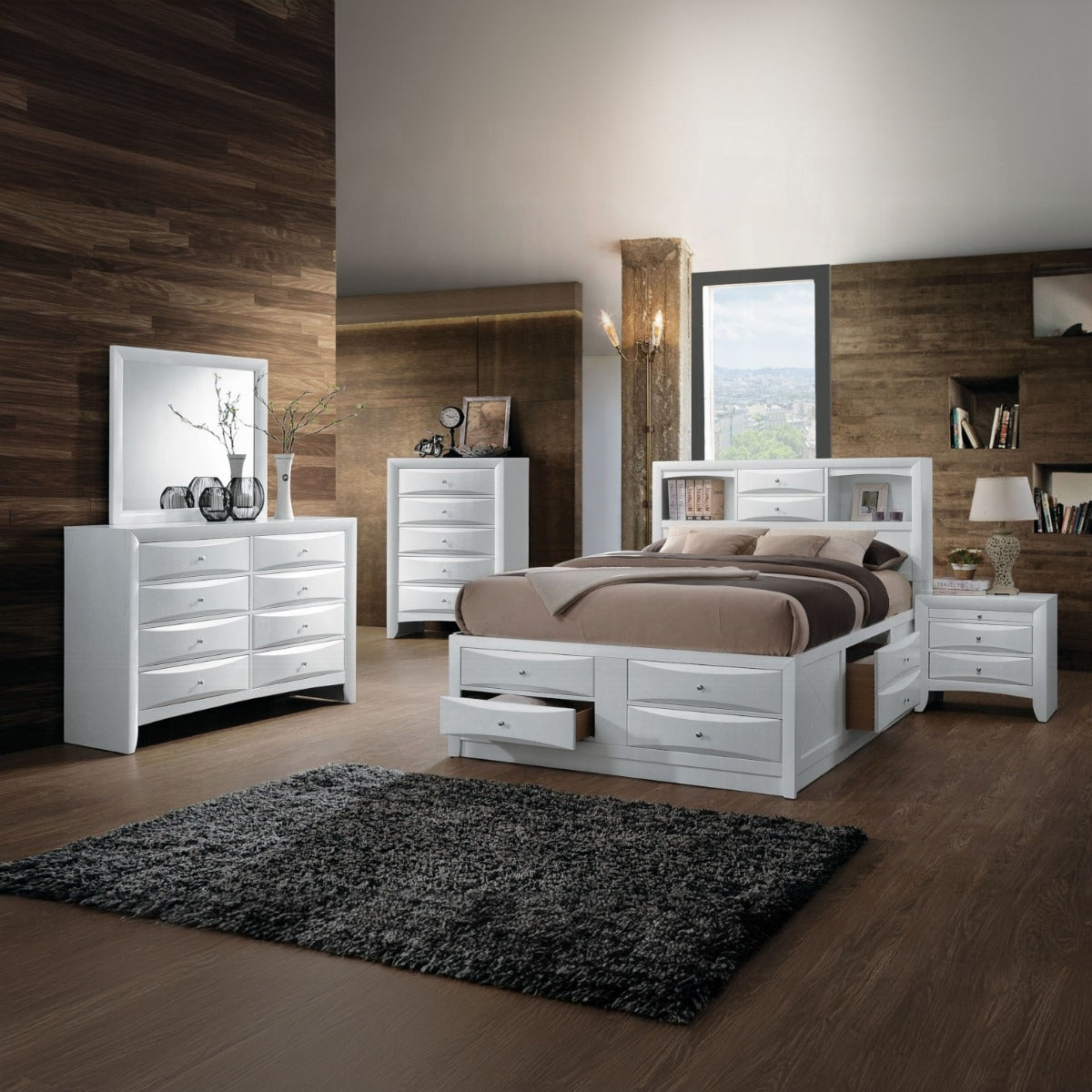 4-Piece Storage Bedroom Set.
